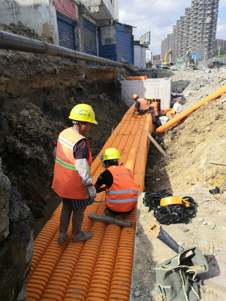立筋式中空壁钢塑复合缠绕管 立筋式中空壁钢塑复合缠绕管