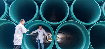 立筋式中空壁钢塑复合缠绕管 立筋式中空壁钢塑复合缠绕管